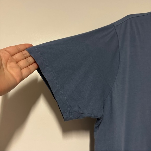 Robert Barakett Men's Henley Short Sleeve Cotton Light Blue Shirt Size XXL - Picture 5 of 8